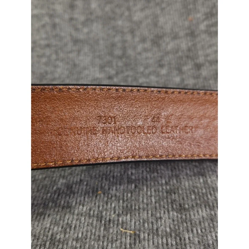 Men's 3D Conpany Brown Or Black Leather Western Belt with Decorative Concho 44